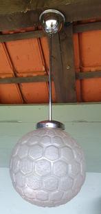 Art Deco/hanglamp/glazen luster/Hexagon, Ophalen of Verzenden