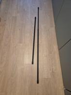 Gordijnstokken, Ophalen, Gebruikt, 100 tot 150 cm, Zwart