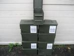 Metalen munitie koffers .50, Verzamelen, Kist of Geocache, Ophalen of Verzenden, Landmacht