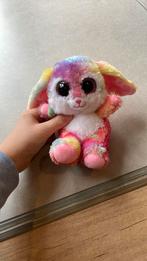 Knuffel regenboog konijn, Kinderen en Baby's, Ophalen of Verzenden, Konijn