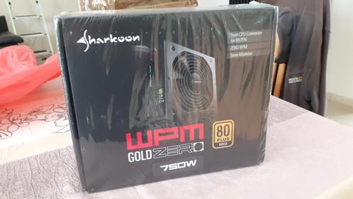 Sharkoon WPM Gold Zero 750W, 80 Plus Gold, Semimodular Cla, Computers en Software, Computerbehuizingen, Nieuw, Ophalen of Verzenden