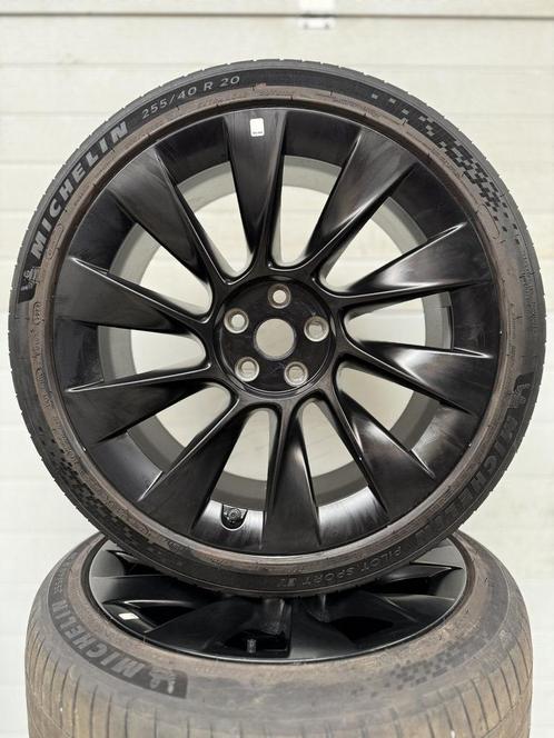 20’’ TESLA MODEL Y INDUCTION VELGEN ZOMERBANDEN ORIG TURBINE, Auto-onderdelen, Banden en Velgen, Banden en Velgen, Zomerbanden