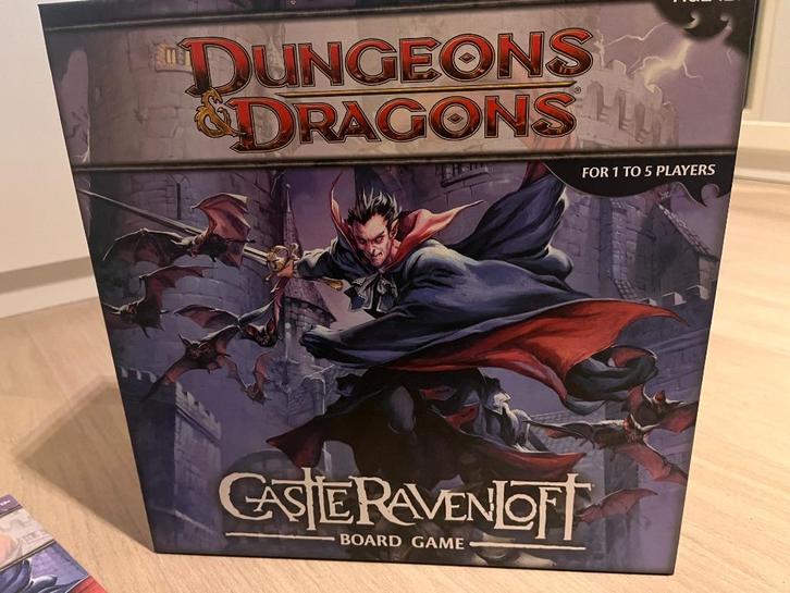 Dungeons & Dragons: Castle Ravenloft Board Game, Hobby en Vrije tijd, Gezelschapsspellen | Bordspellen, Gebruikt, Een of twee spelers