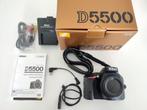 Nikon D5500 body (nieuwstaat), Comme neuf, Enlèvement ou Envoi, Full HD, Caméra