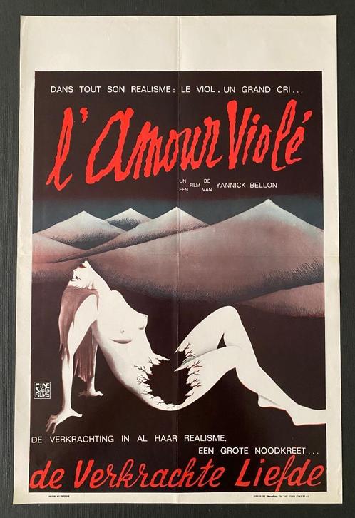 Filmaffiche L’AMOUR VIOLÉ Yannick Bellon, Verzamelen, Posters, Gebruikt, Film en Tv, Verzenden