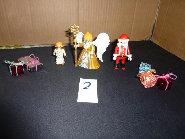 Kerstman prachtige grote engel en kleine engel + cadeautjes, Kinderen en Baby's, Speelgoed | Playmobil, Zo goed als nieuw, Complete set