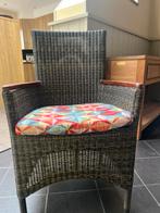 Rotan stoelen 6 stuks zeer weersbestendig, Ophalen, Zo goed als nieuw, Rotan
