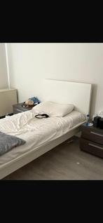 1 persoon wit bed, Huis en Inrichting, Slaapkamer | Complete slaapkamers, Ophalen, Zo goed als nieuw, Eenpersoons, Wit ikea