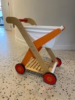 Houten winkelkarretje, Kinderen en Baby's, Ophalen, Gebruikt, Meubelstuk of Keukentje