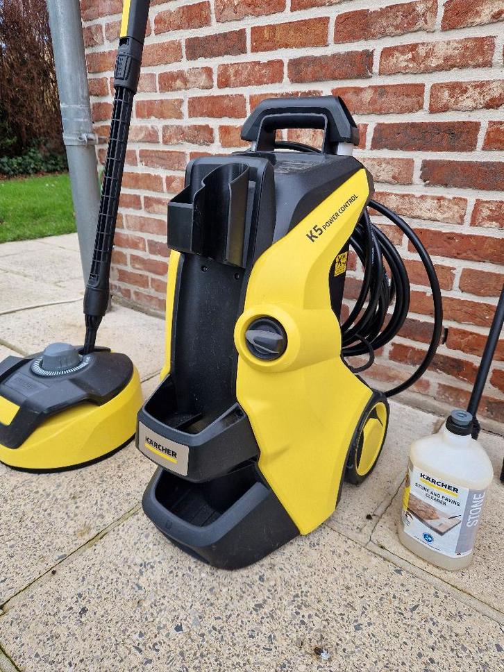 Karcher K5 Home Control, Tuin en Terras, Hogedrukreinigers, Zo goed als nieuw, Elektrisch, Met regelbare waterdruk, Met autostop en -start