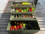 Lot klein materiaal forel + koffertje, Watersport en Boten, Hengelsport | Roofvissen, Ophalen of Verzenden, Zo goed als nieuw