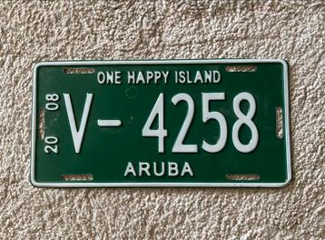 Kenteken ARUBA 2008 beschikbaar voor biedingen