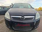 Opel Zafira 7 Plaatsen / 7 Place, Auto's, Voorwielaandrijving, Zwart, 4 cilinders, 1686 cc