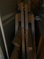 2 Houten picknik tafels, Tuin en Terras, Ophalen, Zo goed als nieuw