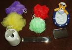 Porte-savon, porte-brosses à dents, éponges de bain , étui,, Ophalen