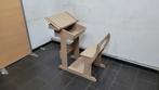 oud houten kinderbureau met een afmeting van breedte 65 cm x