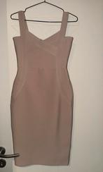 Beige bandagejurk, Enlèvement, Comme neuf, Taille 34 (XS) ou plus petite, Beige