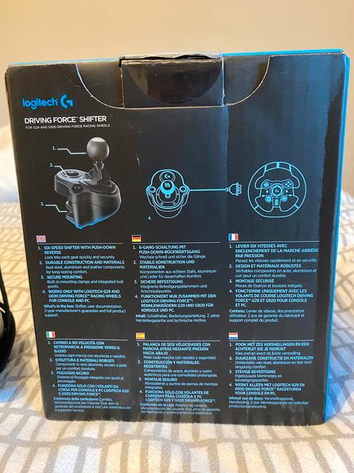 Logitech G29 Driving Force Shifter, Games en Spelcomputers, Games | Overige, Zo goed als nieuw, Ophalen