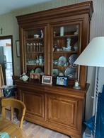 Buffet en Merisier massif avec vitrine, Ophalen, Overige materialen, 200 cm of meer, 150 tot 200 cm