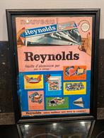 vintage REYNOLDS alu-folie reclamekarton in lijst, Antiek en Kunst, Ophalen of Verzenden