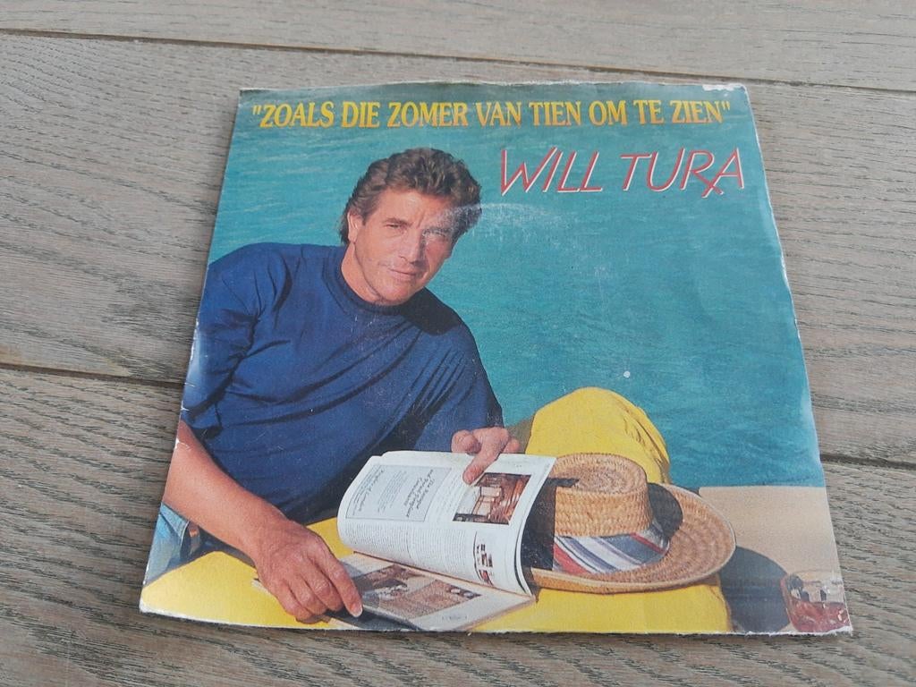 Single : Will Tura: zoals die zomer van 10 om te zien, Cd's en Dvd's, Vinyl | Nederlandstalig, Ophalen of Verzenden, Zo goed als nieuw