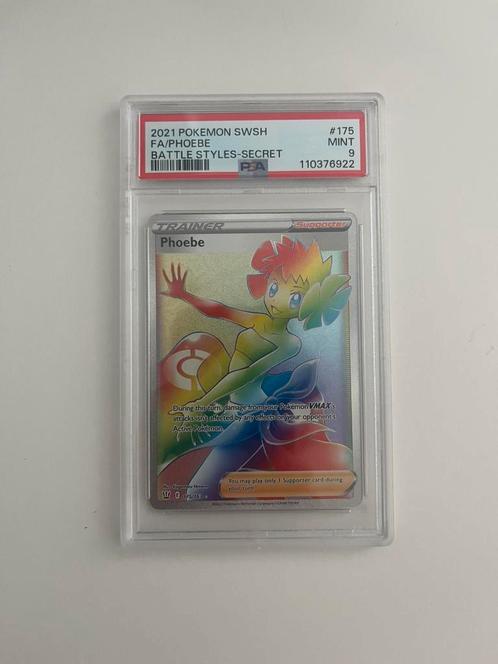 Phoebe secret, Hobby en Vrije tijd, Verzamelkaartspellen | Pokémon, Zo goed als nieuw, Ophalen of Verzenden