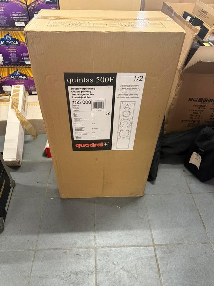 1x Quadral Quintas 500F vloerstaande luidspreker., Audio, Tv en Foto, Luidsprekerboxen, Nieuw, Overige typen, 120 watt of meer