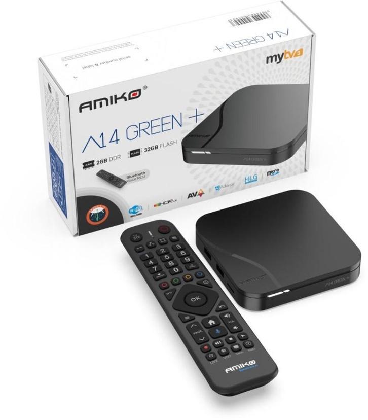 AMIKO A14 Green+, TV, Hi-fi & Vidéo, Lecteurs multimédias, Neuf, HDMI, Enlèvement ou Envoi