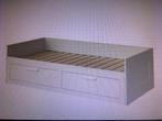 IKEA BRIMNES uitschuifbaar bed voor studentenkamer 160 cm br, Huis en Inrichting, Ophalen, Wit, Nieuw, Twijfelaar