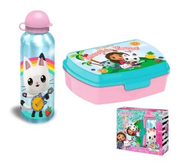 Gabby Lunchset - Broodtrommel met Bidon - Gabby's Poppenhuis beschikbaar voor biedingen