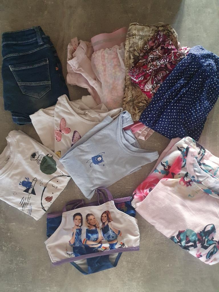 Pakket kledij meisje 110/116, Kinderen en Baby's, Kinderkleding | Kinder-kledingpakketten, Zo goed als nieuw, Maat 110, Ophalen of Verzenden