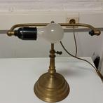 notarislamp, Ophalen of Verzenden, Gebruikt, Glas, Minder dan 50 cm