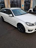 Mercedes c 220 Amg, Auto's, Mercedes-Benz, Automaat, Euro 5, Zwart, Wit