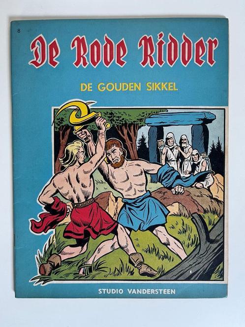 De Rode Ridder 8 - De Gouden Sikkel - 1e druk 1961, Livres, BD, Envoi