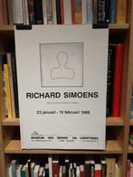 Richard Simoens- Beelden en werken op papier affiche 1988, Verzamelen, Posters, Ophalen of Verzenden, Gebruikt