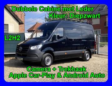 Mercedes-Benz Sprinter 315 37600€ + TVA Double Cabine L2H2, Cuir, Achat, Entreprise, Noir