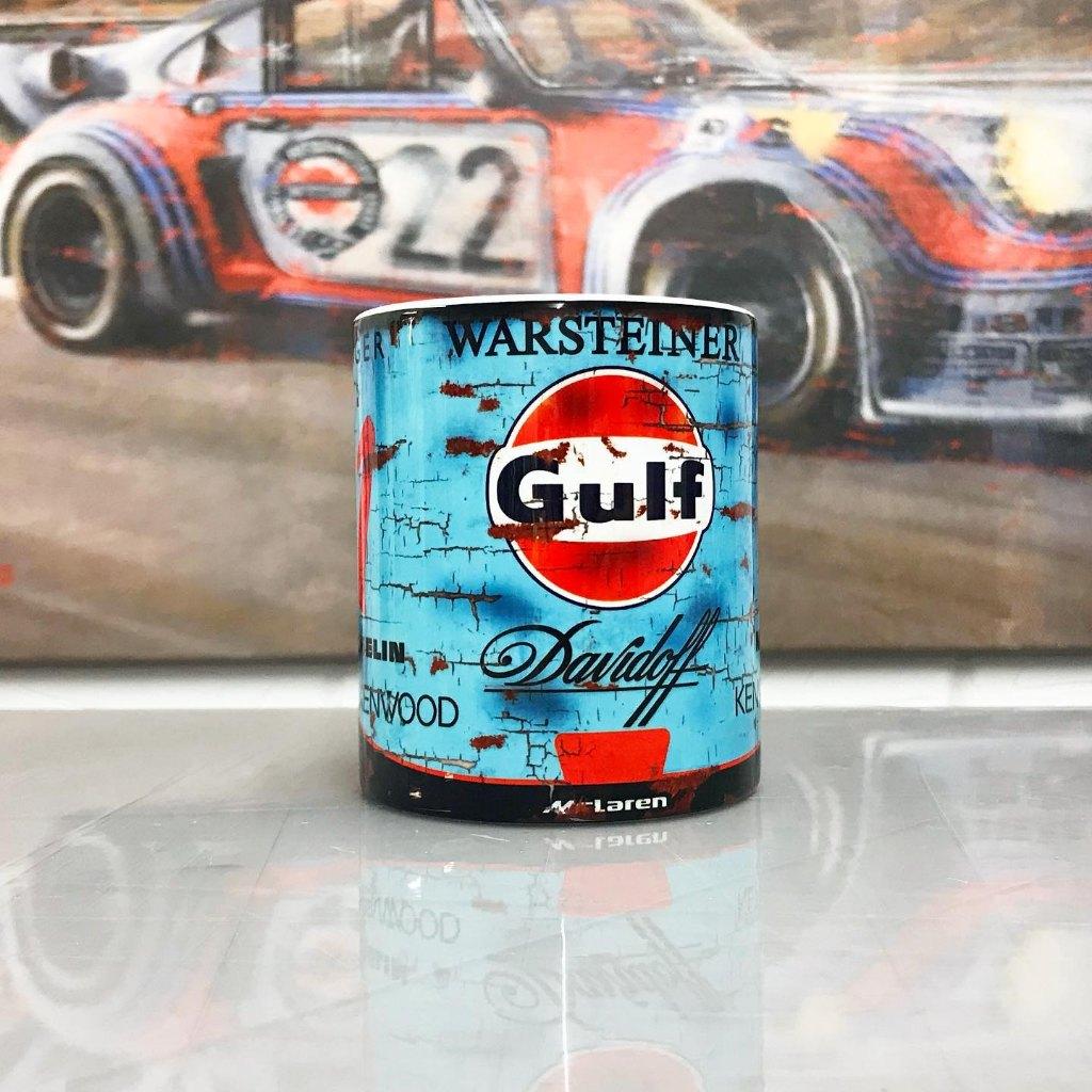 Gulf McLaren F1 GTR mok Vintage olie Autosport, Ophalen of Verzenden, Nieuw, Auto's