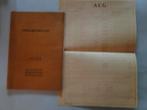 AEG Zwischenrelais 2 Ausgabe,April 1932 mit Preistabellen, Verzenden, Overige typen