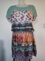 Robe fluide imprimé en voile et satin taille M, Enlèvement ou Envoi, Comme neuf