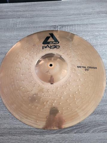 Paiste 20" Alpha metal crash beschikbaar voor biedingen