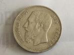 Belgique 5 francs 1870 argent, Timbres & Monnaies, Monnaies | Belgique, Argent, Enlèvement ou Envoi