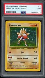 Hitmonchan Holo PSA 7 - 7/102 - Base Set 1999, Verzenden, Zo goed als nieuw, Losse kaart, Foil