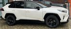 Rav4 hybride style full option  in wit metallic 2019, Auto's, Toyota, Start-stop-systeem, Zwart, Wit, Leder