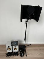 Volledige Studio Set (Prof. Homerecording setup) vocal, Ophalen, Zo goed als nieuw, Audio