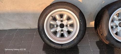 Ford Escort MK1 en MK2 Minilite set, Auto-onderdelen, Banden en Velgen, Banden en Velgen, Zomerbanden, 13 inch, 225 mm, Personenwagen