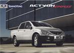 Brochure SsangYong Actyon Sports 03-2007 NEDERLAND, Livres, Autos | Brochures & Magazines, Comme neuf, SsangYong, Autres marques