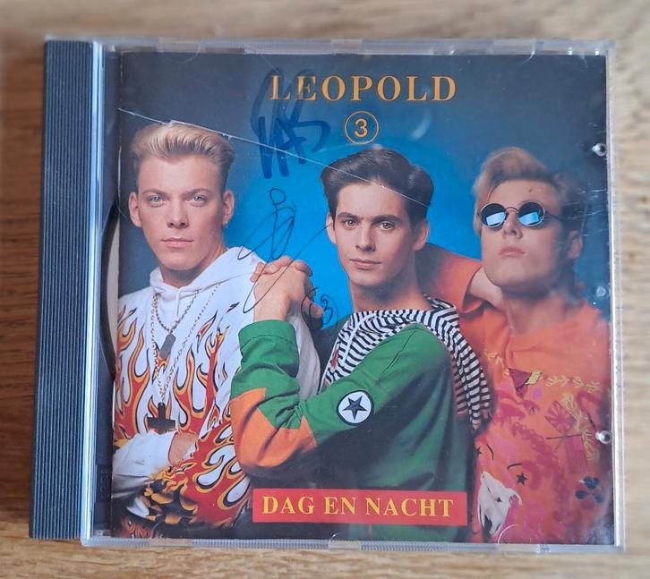 Leopold 3 - Dag en Nacht GESIGNEERD, Cd's en Dvd's, Cd's | Nederlandstalig, Gebruikt, Pop, Ophalen of Verzenden