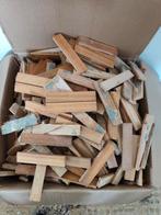 partij massieve parketblokjes, Doe-het-zelf en Bouw, Hout en Planken, Ophalen, Gebruikt