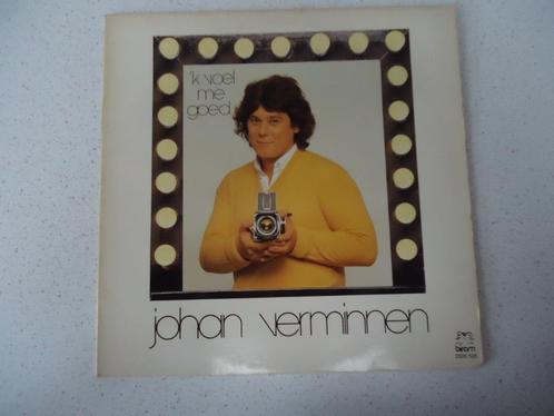 LP "Johan Verminnen" 'k Voel Me Goed anno 1981, CD & DVD, Vinyles | Néerlandophone, Utilisé, Chanson réaliste ou Smartlap, 12 pouces