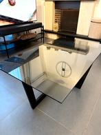 Table basse en verre, Ophalen, Gebruikt, Glas